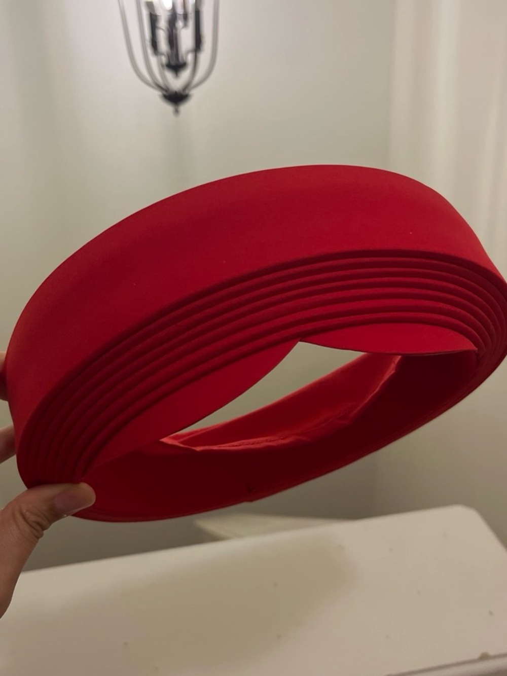 Red men Sculpted Headband